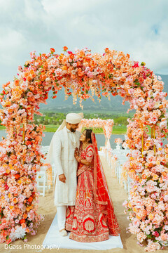 A Mandap Kissed by the Mountains