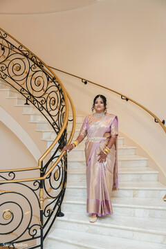 Regal Radiance on the Staircase