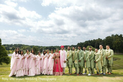 Lakeside Elegance with a Dream Bridal Party