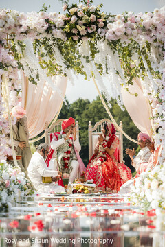Serene Moments Under the Floral Canopy