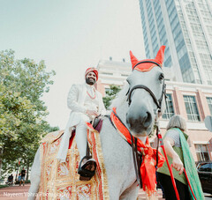 Here Comes the Groom—On Horseback