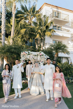A Bridal Entrance to Remember
