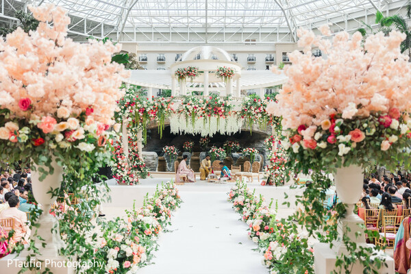 Bridal Radiance Under the Dome