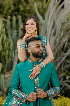 Desert Romance in Emerald Green