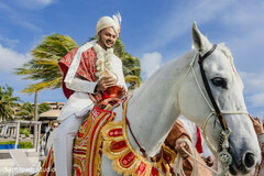 A Grand Baraat Entrance