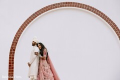 Elegant Minimalist Wedding Portrait