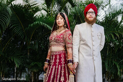 Tropical Love in Red & Ivory