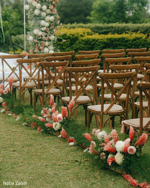 Aisle of Dreams in Blush and Coral