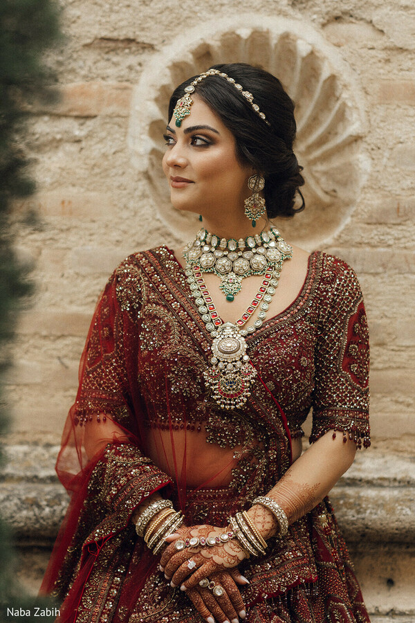 Royalty Etched in Red and Gold