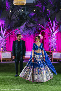 Midnight Blue Meets Mandap Magic