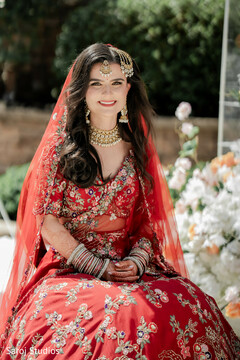 Red Lehenga Royalty