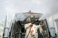 A Grand Groom Entrance