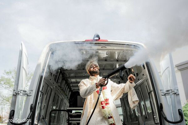 A Grand Groom Entrance