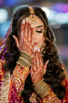 Veiled in Henna and Heirloom Gold