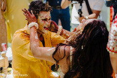 Golden Laughter at the Haldi Ceremony
