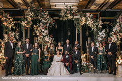Surrounded by Love: A Glorious Group Wedding Portrait