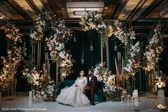Under the Flowers: A Cozy Wedding Portrait to Remember