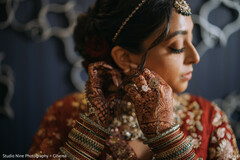 Hands of Love: A Bridal Moment in Focus