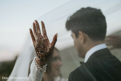 A Moment Framed in Henna