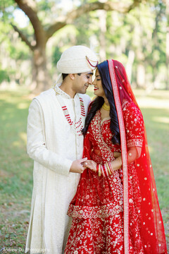 A Love Story Written in the Forest: Bride and Groom