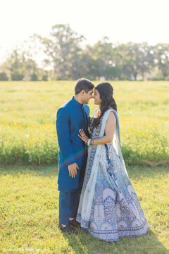A Moment of Forever: The Couple’s Radiance in Blue