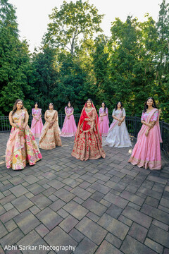 Sisterhood in Bloom: A Stunning Bridal Party Moment