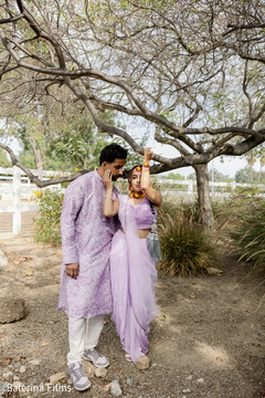 Lavender Love Beneath the Branches