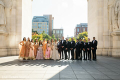 A Wedding Party in Perfect Harmony