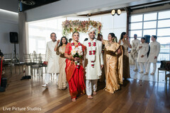 A Sacred Entrance in Silk & Smiles