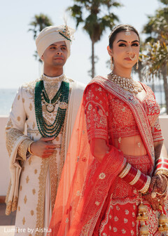 Crimson & Ivory by the Sea