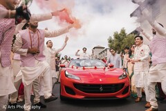 A Grand Entrance Fueled by Style and Celebration