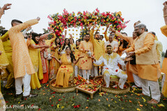 Golden Moments of Haldi Joy