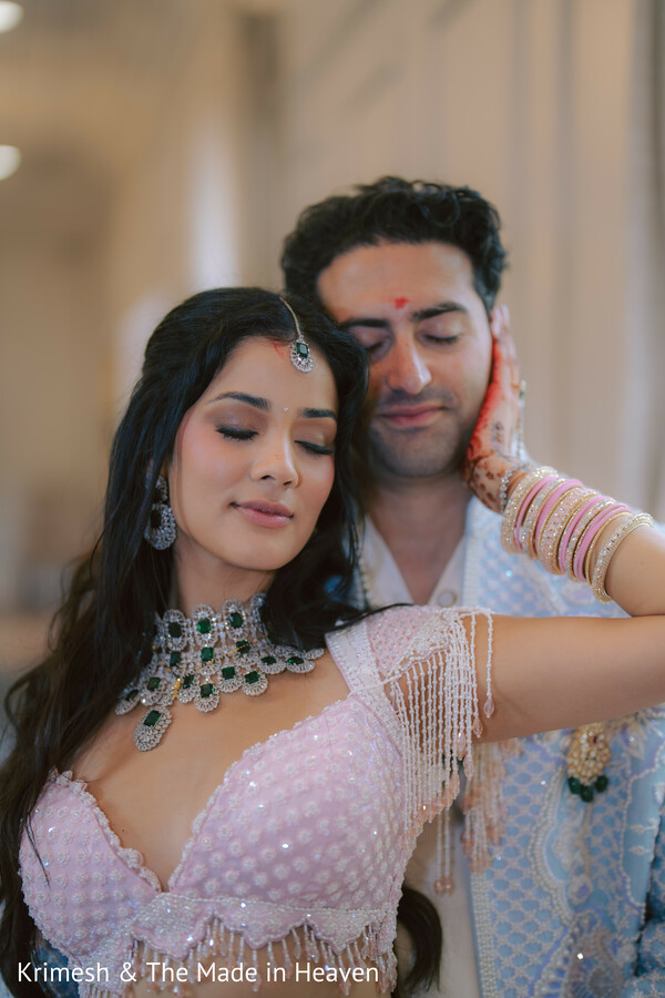 romantic couple close up,bride groom intimacy,soft portrait lighting,emotional wedding moment,bridal jewelry detail,groom sherwani portrait,affectionate couple pose,candid romance,wedding emotions captured,intimate connection