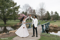 Love in Motion on the Bridge