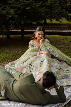 Admiring the Woman of His Dreams