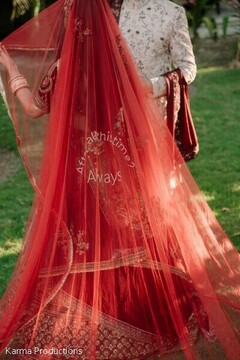 Crimson Elegance Through a Dreamlike Lens