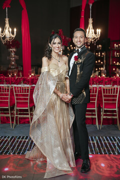 A Showstopping Reception Look