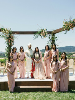 Celebrating With the Bridal Party