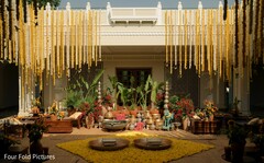 Yellow Floral Decor for Outdoor Celebration