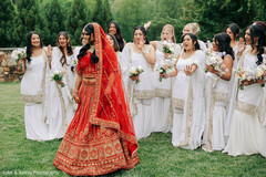 The Bridesmaids' First Glimpse