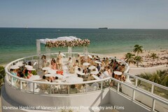 Oceanfront Rooftop Ceremony Setup