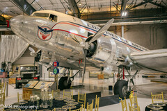 Vintage Aircraft Reception Venue with Elegant Table Settings