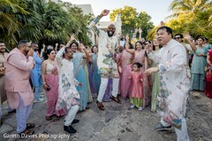 Guests Dance Outdoors in Festive Attire