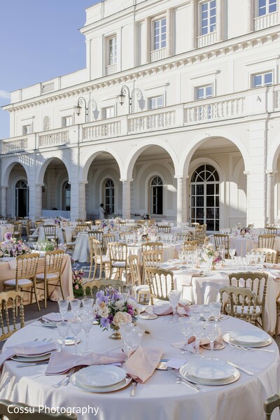 outdoor reception,peach decor,gold chairs,wedding decor,elegant wedding,venue decor,luxury wedding,event planning,wedding planning,floral arrangements