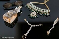 Exquisite Bridal Jewelry and Perfume Details
