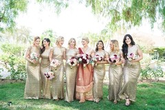 Bridal Party bridal party,bridesmaids,bridesmaids fashions,bridesmaids dresses,bridal party fashions,bridal party dresses,fusion wedding,fusion indian wedding