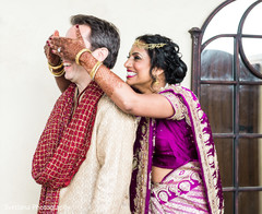 Bengali bride with purple sari first look Bengali bride with purple sari first look