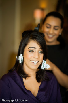 Indian bride getting ready Indian bride getting ready