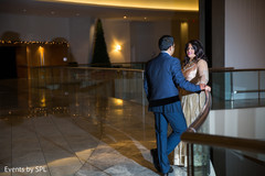Bride and Groom at Indian Reception Venue Bride and Groom at Indian Reception Venue