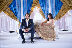 Bride and Groom at Indian Reception Bride and Groom at Indian Reception